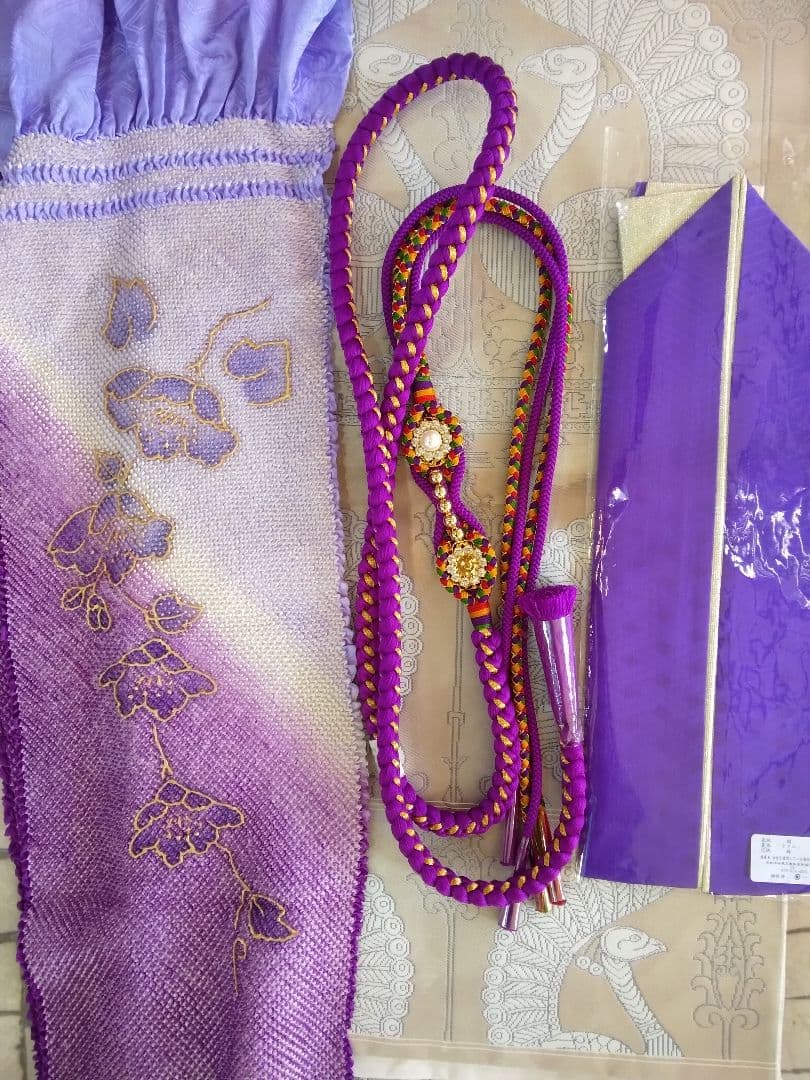 振袖フルセット、やまと誂製振袖、重ね衿、帯揚げ帯締め、袋帯、襦袢、ガード加工