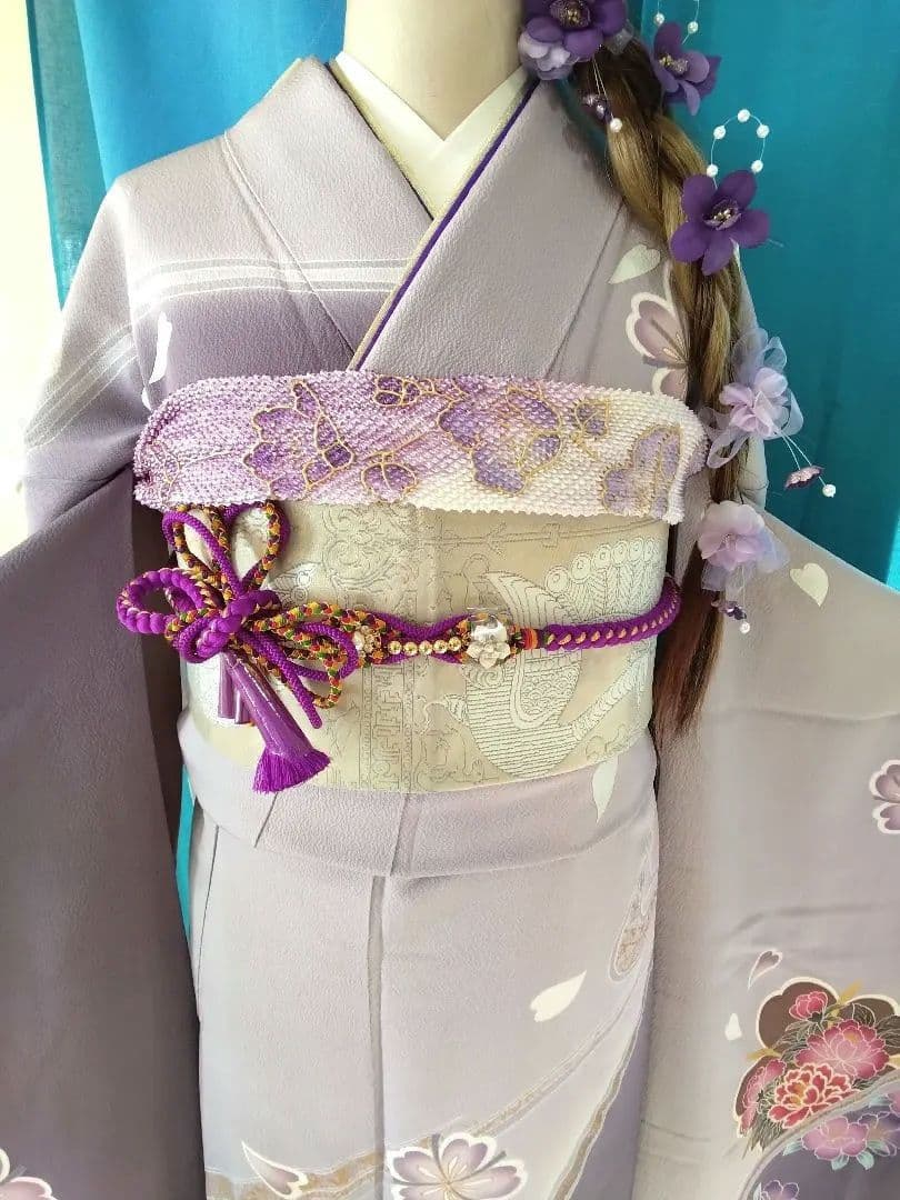 振袖フルセット、やまと誂製振袖、重ね衿、帯揚げ帯締め、袋帯、襦袢、ガード加工