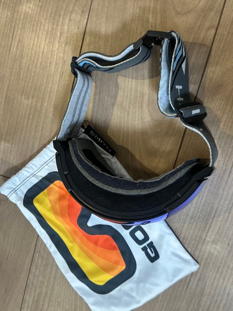 SMITH フレームレスブルーレンズゴーグル