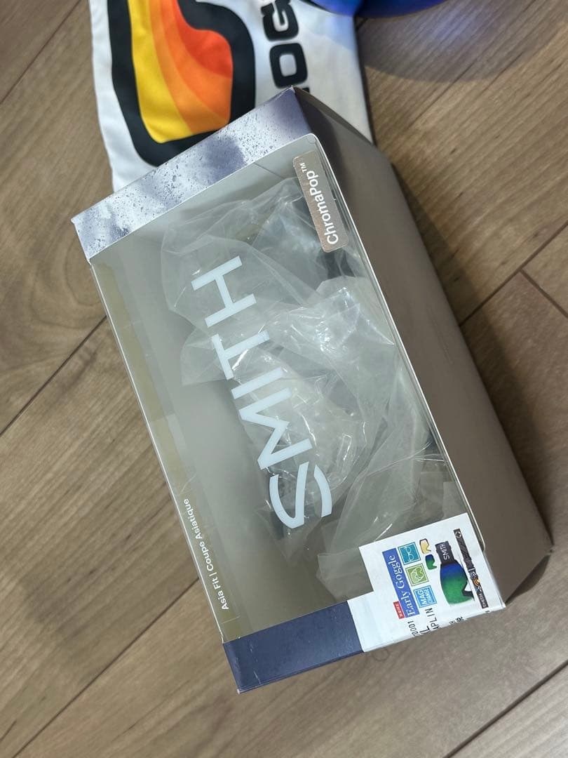 SMITH フレームレスブルーレンズゴーグル