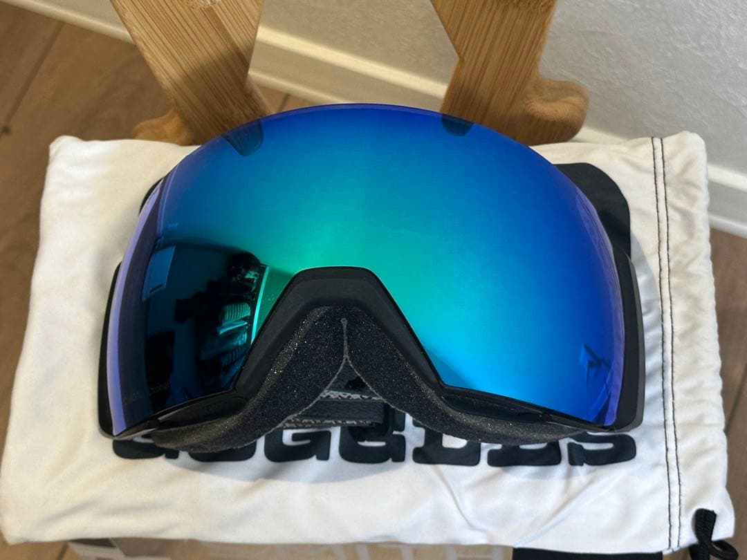 SMITH フレームレスブルーレンズゴーグル