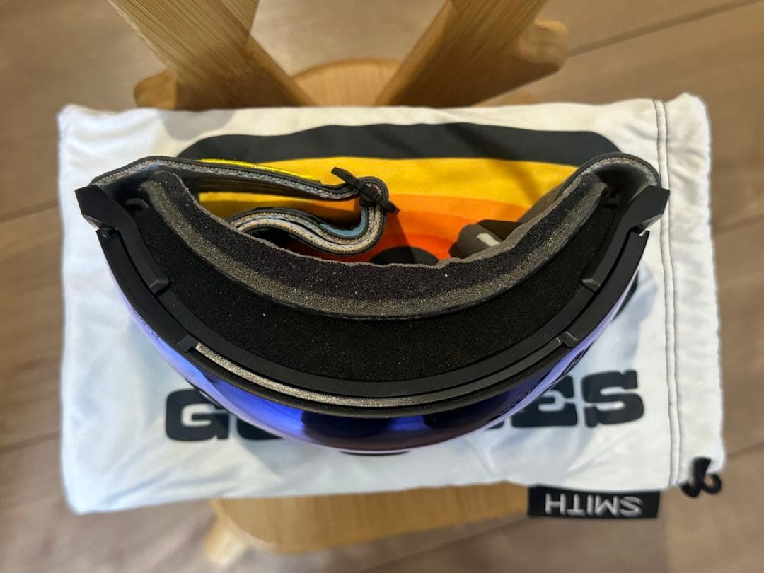 SMITH フレームレスブルーレンズゴーグル