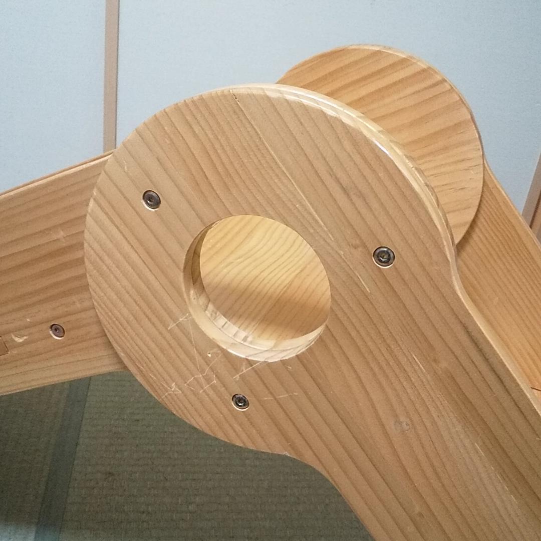 RIZKIZ 木製滑り台 天然木 パイン材 組み立て式　すべり台