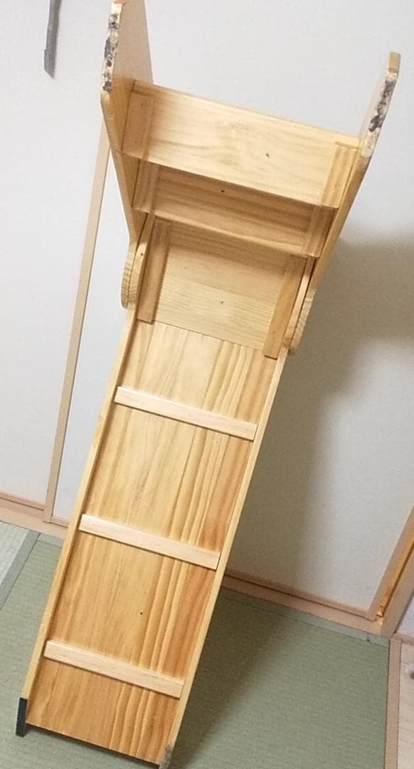 RIZKIZ 木製滑り台 天然木 パイン材 組み立て式　すべり台