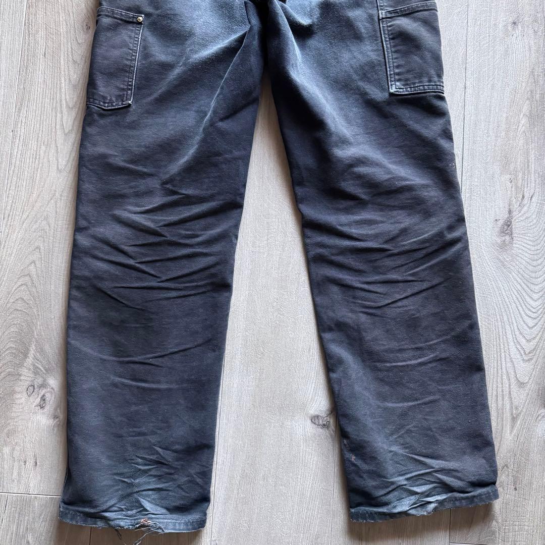 carhartt ダブルニー ペインターパンツ 33×34 ブラック USA製