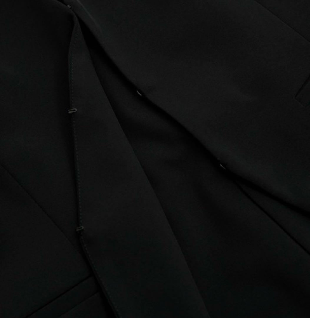 オールインワン ブラック ノースリーブ サロペット