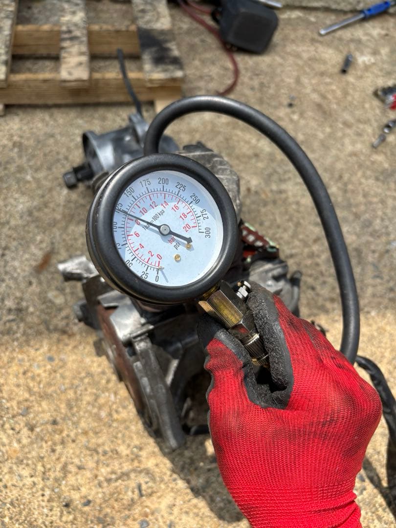 スーパーディオ　AF27・AF28 クランクベアリング交換済エンジン。