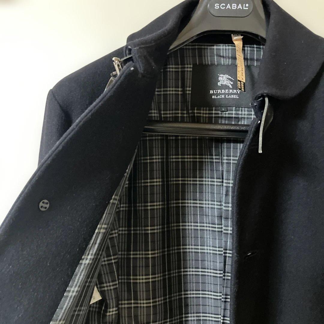 ◽️たまざらし◽️【Burberry】BLACK LABELウールコート