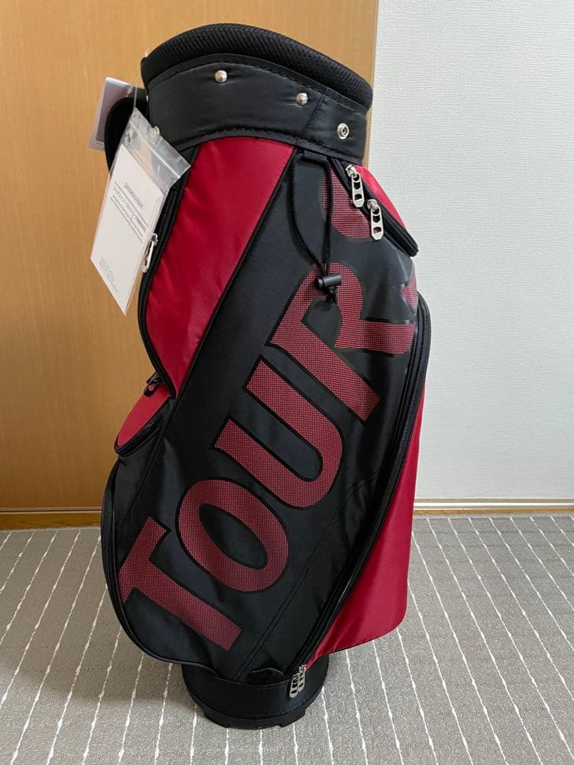 TourStage キャディバッグ 赤黒