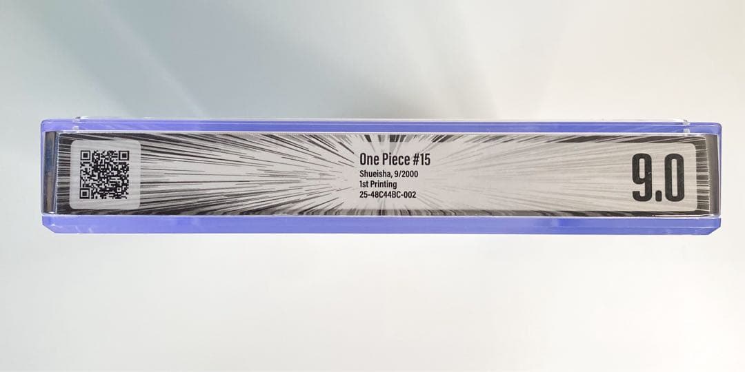 BGS 9.0 ワンピース 15巻 初版 帯付き 漫画鑑定 Graded