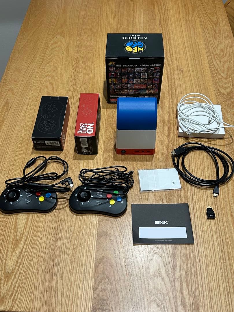NEOGEO mini ネオジオミニ　本体+ミニパッド（黒）✗2 おまけ有