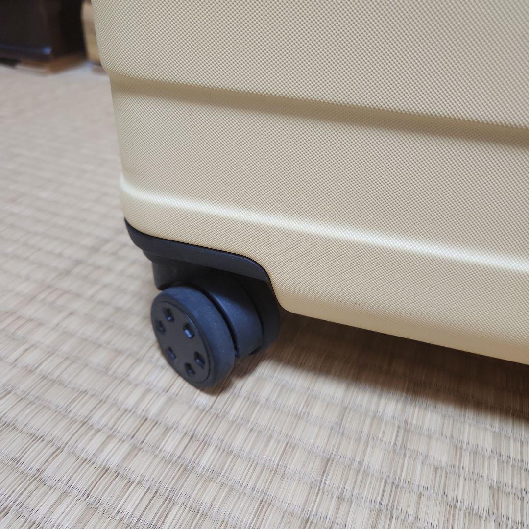 無印良品　キャリーケース　黄色