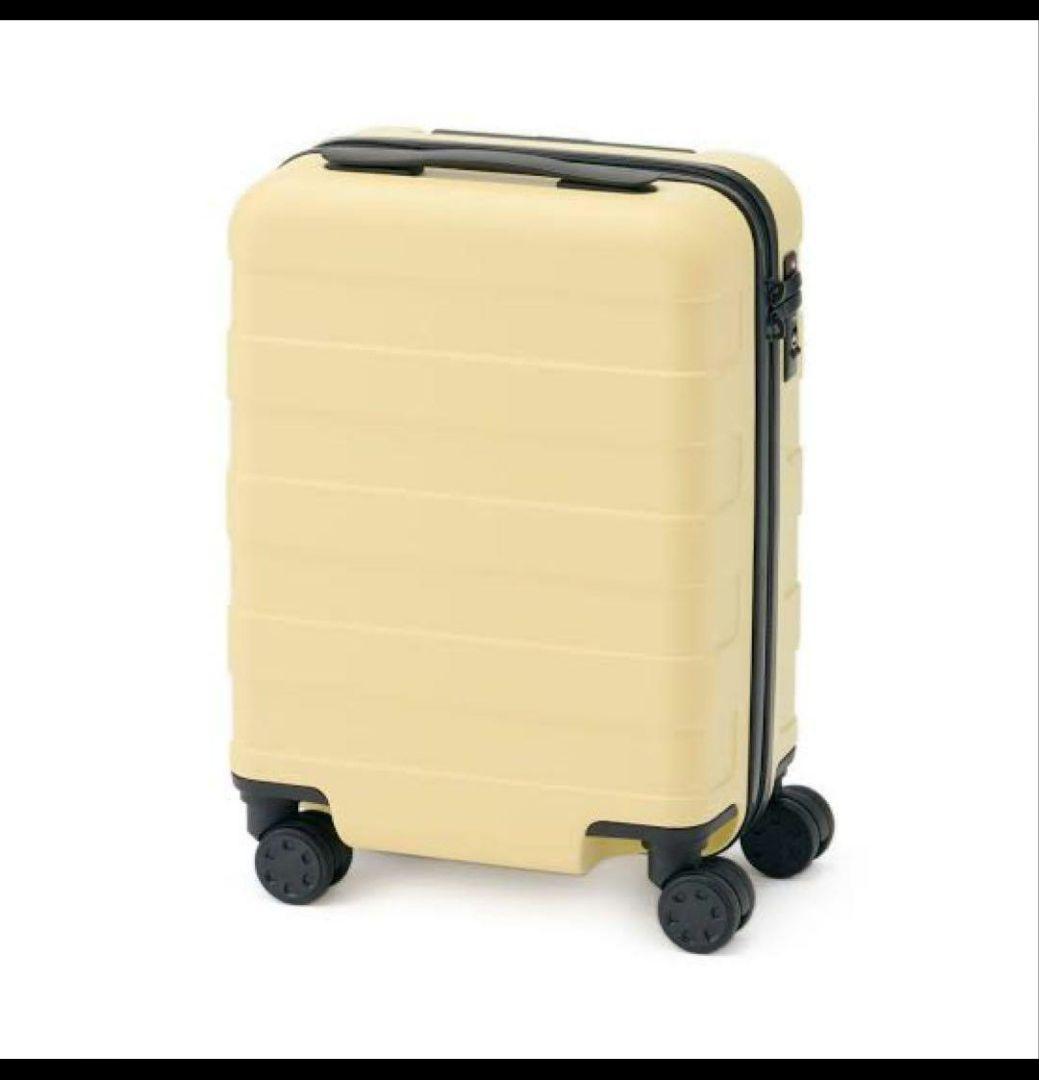 無印良品　キャリーケース　黄色