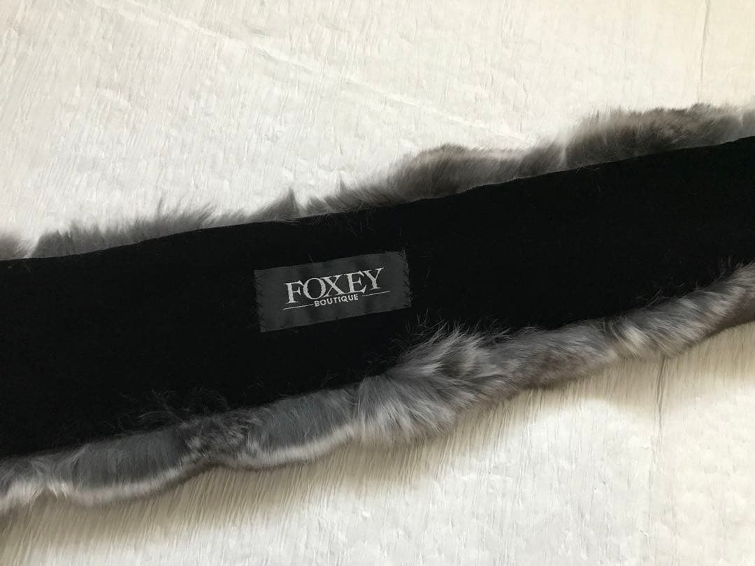 FOXEY フォクシー　上質なチンチラのティペットとバッグのセット