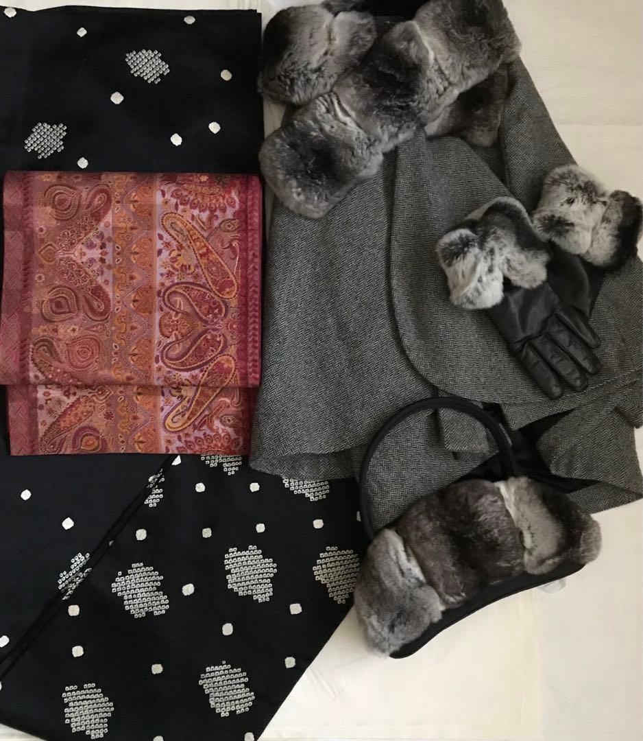 FOXEY フォクシー　上質なチンチラのティペットとバッグのセット