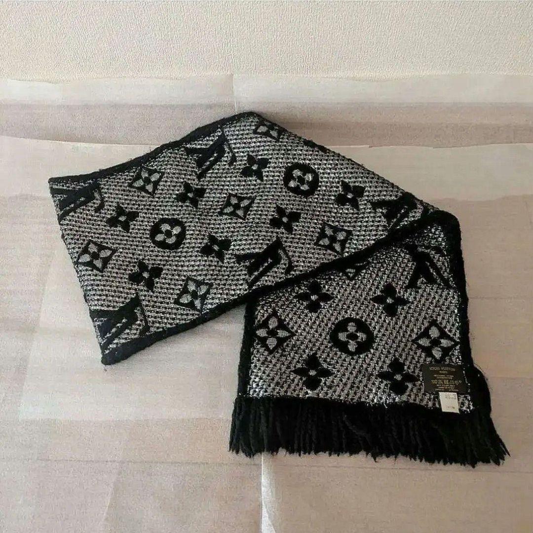 ルイヴィトン・ロゴマニアシャインマフラー国内正規品♪