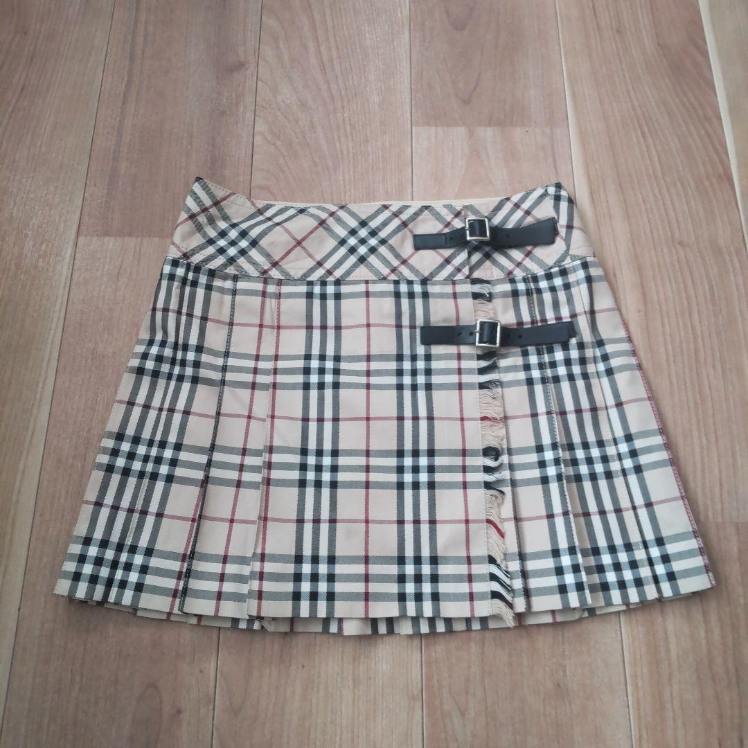 ★BURBERRY BLUE LABELノバチェックプリーツスカート美品★36