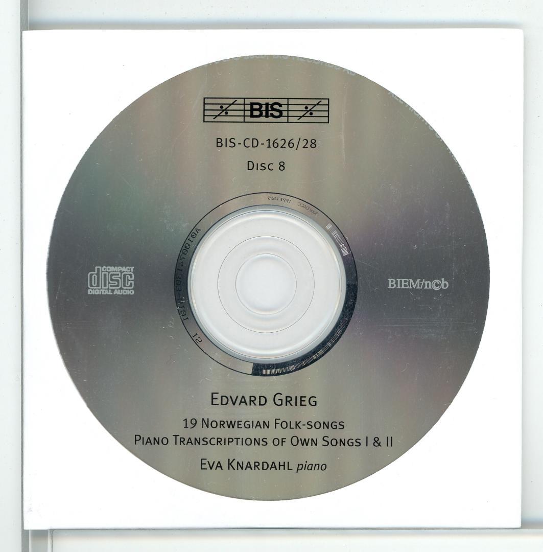 グリーグ ピアノ曲全集 エヴァ・クナルダールほか 12枚組