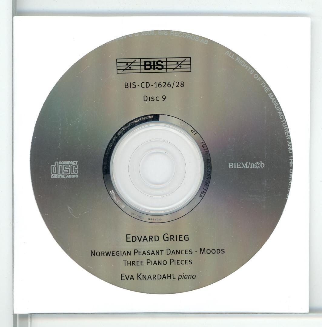 グリーグ ピアノ曲全集 エヴァ・クナルダールほか 12枚組