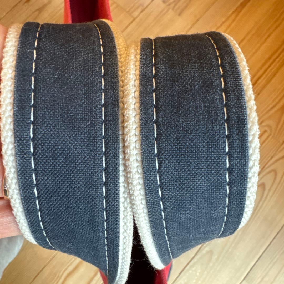 【レア＆極美品】sita paranticaキャンバストートLレッド×ネイビー☆