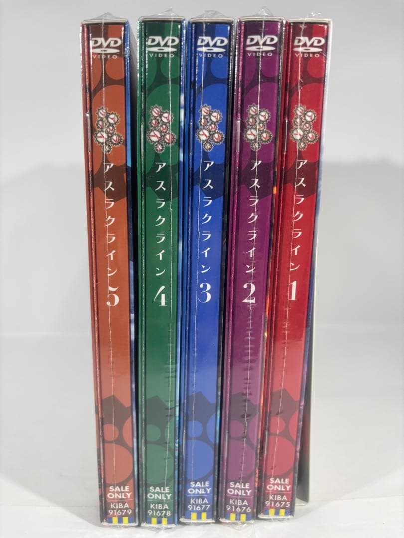 【未開封品】アスラクライン 初回版DVD 全5巻