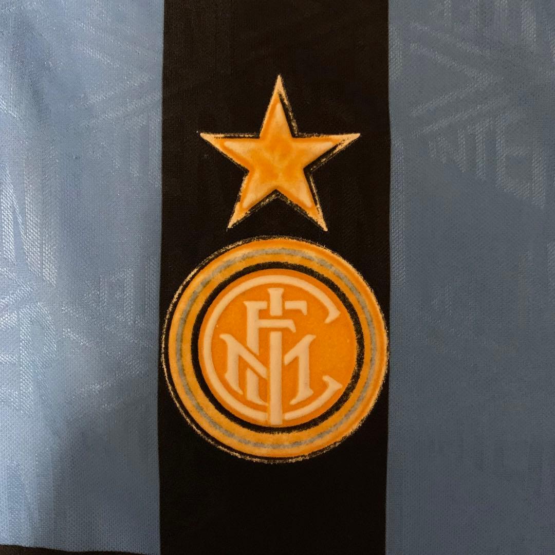 インテルミラノ　92/93ホーム　No.10ベルカンプ　Lサイズ　アンブロ