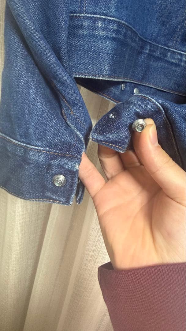 80s WRANGLER 126MJデニムジャケット44三角黒タグUSA製