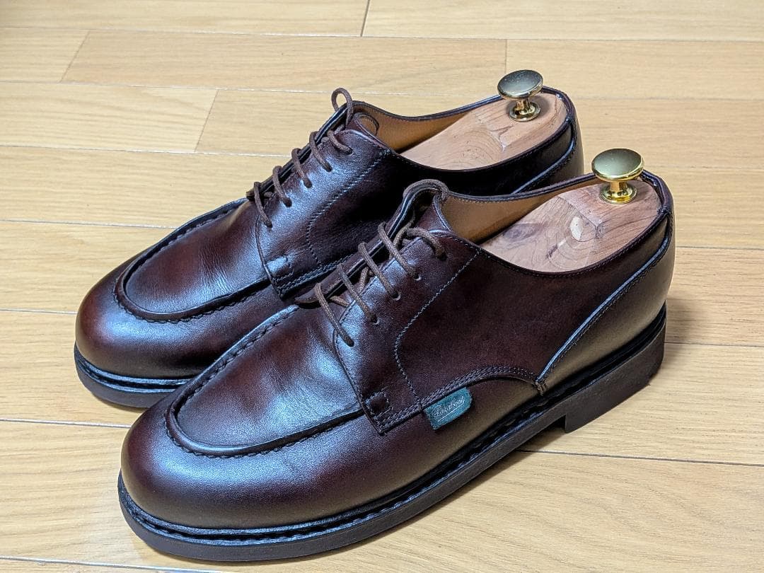 パラブーツ　シャンボード　カフェ　オールソール交換済　　6.5