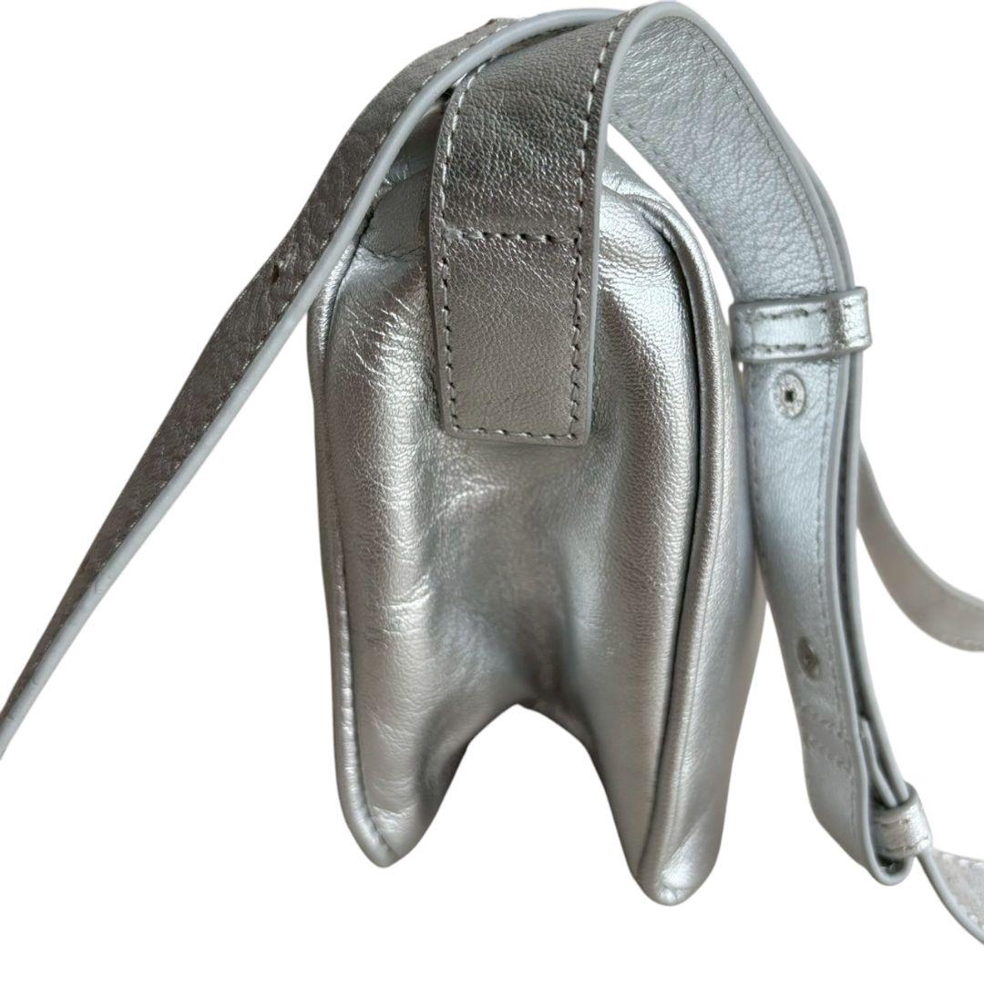 美品✨ear PAPILLONNER　ミニスワローマチショルダーバッグ　シルバー