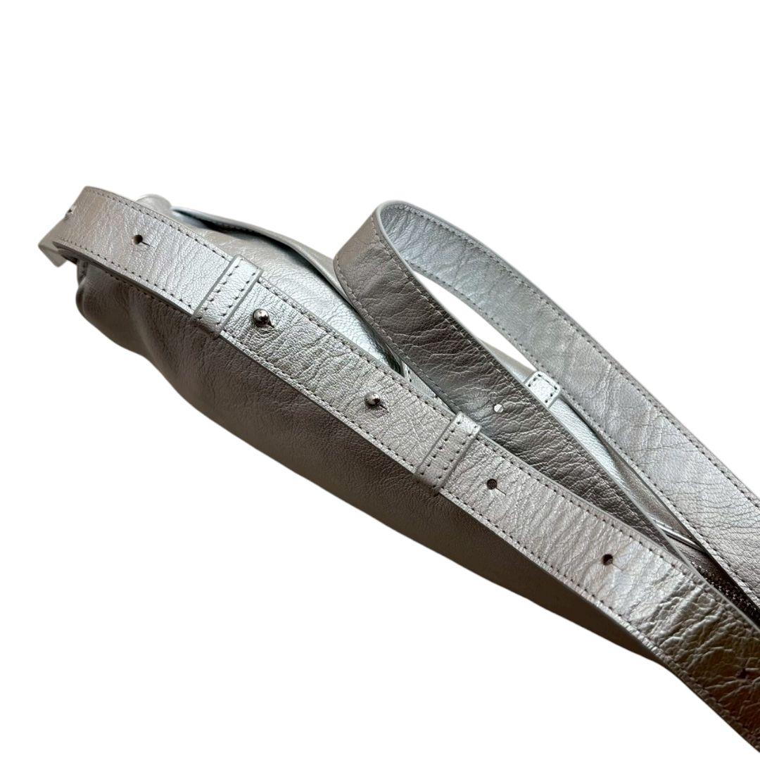 美品✨ear PAPILLONNER　ミニスワローマチショルダーバッグ　シルバー