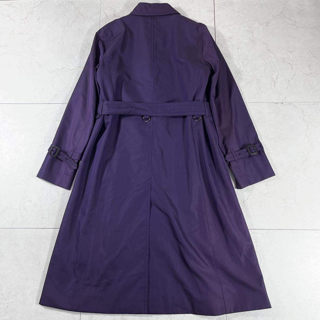 ✨未使用級 アクアスキュータム 希少カラー トレンチコート ライナー チェック