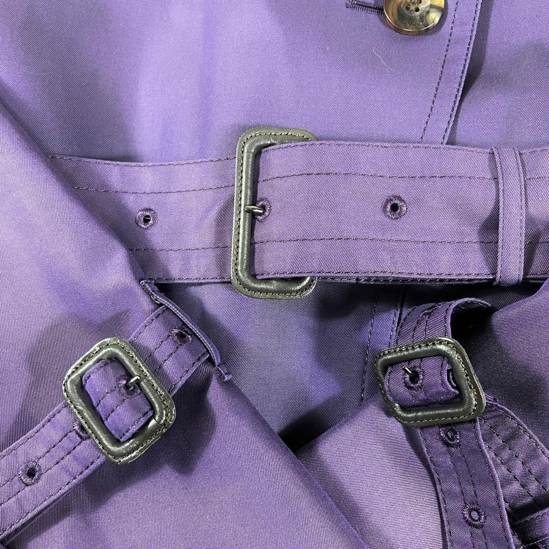 ✨未使用級 アクアスキュータム 希少カラー トレンチコート ライナー チェック