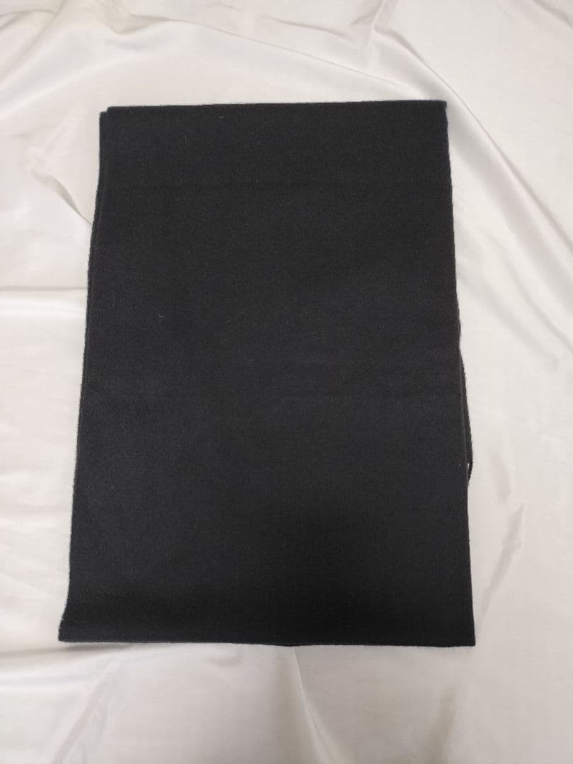 ジョンストンズ　大判カシミヤ100ストール　　　　 ブラック