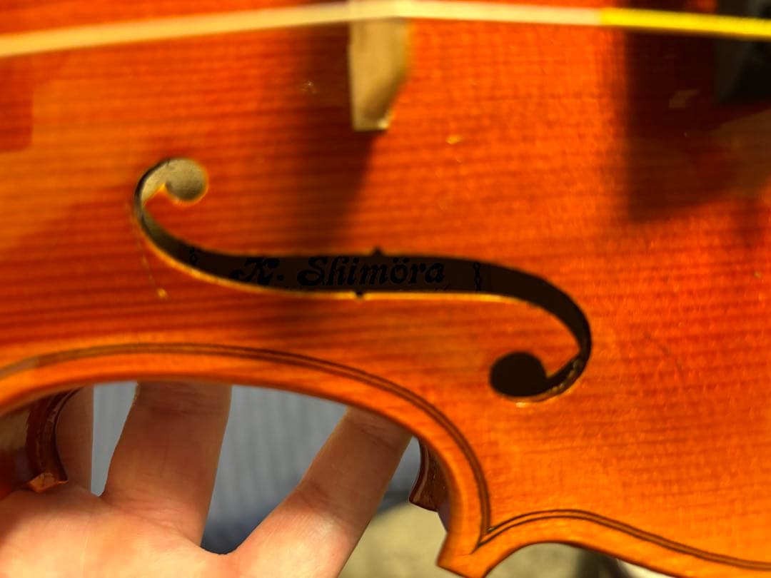 下倉バイオリン 2/1 K.SHIMORA 1式セット