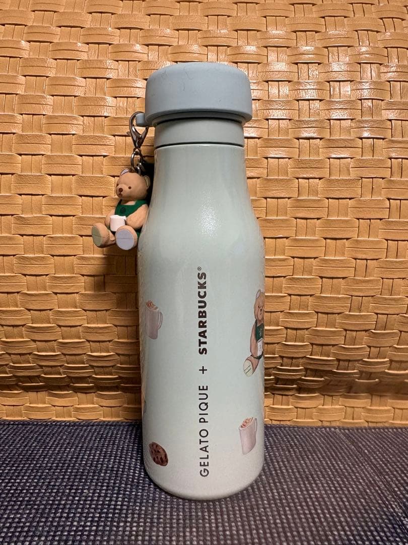 【未使用に近い】ジェラートピケ スターバックス　ステンレスボトル　ミントグリーン
