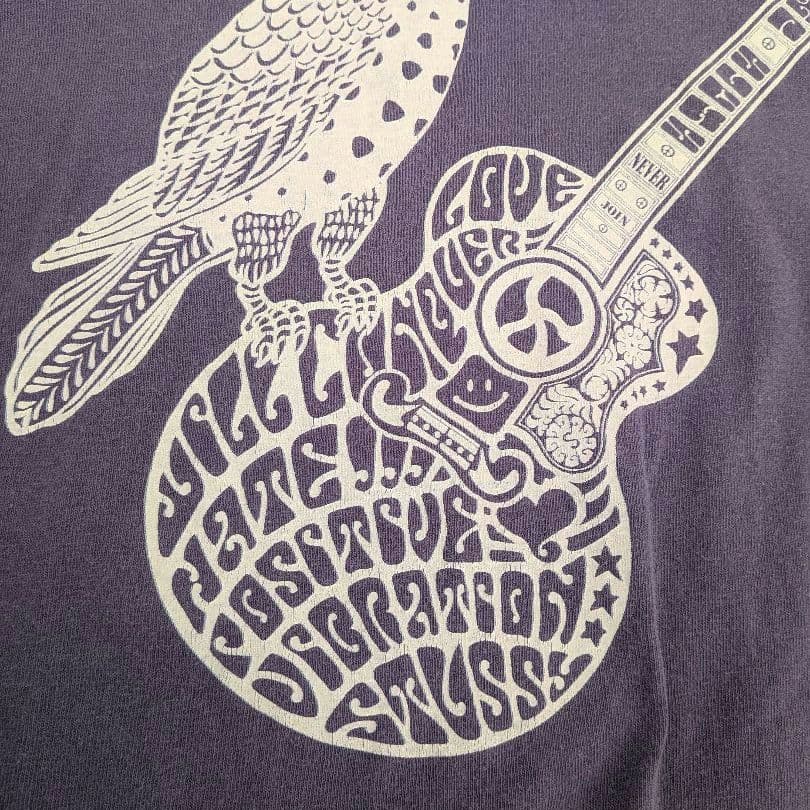 ひ*君様 【Ｌ】OLD STUSSY Tシャツ 黒タグ メキシコ製　90S