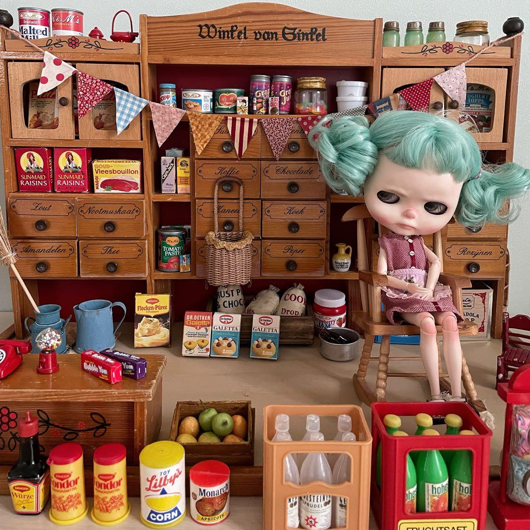 ドールハウス 1/6アンティーク風背景ボード