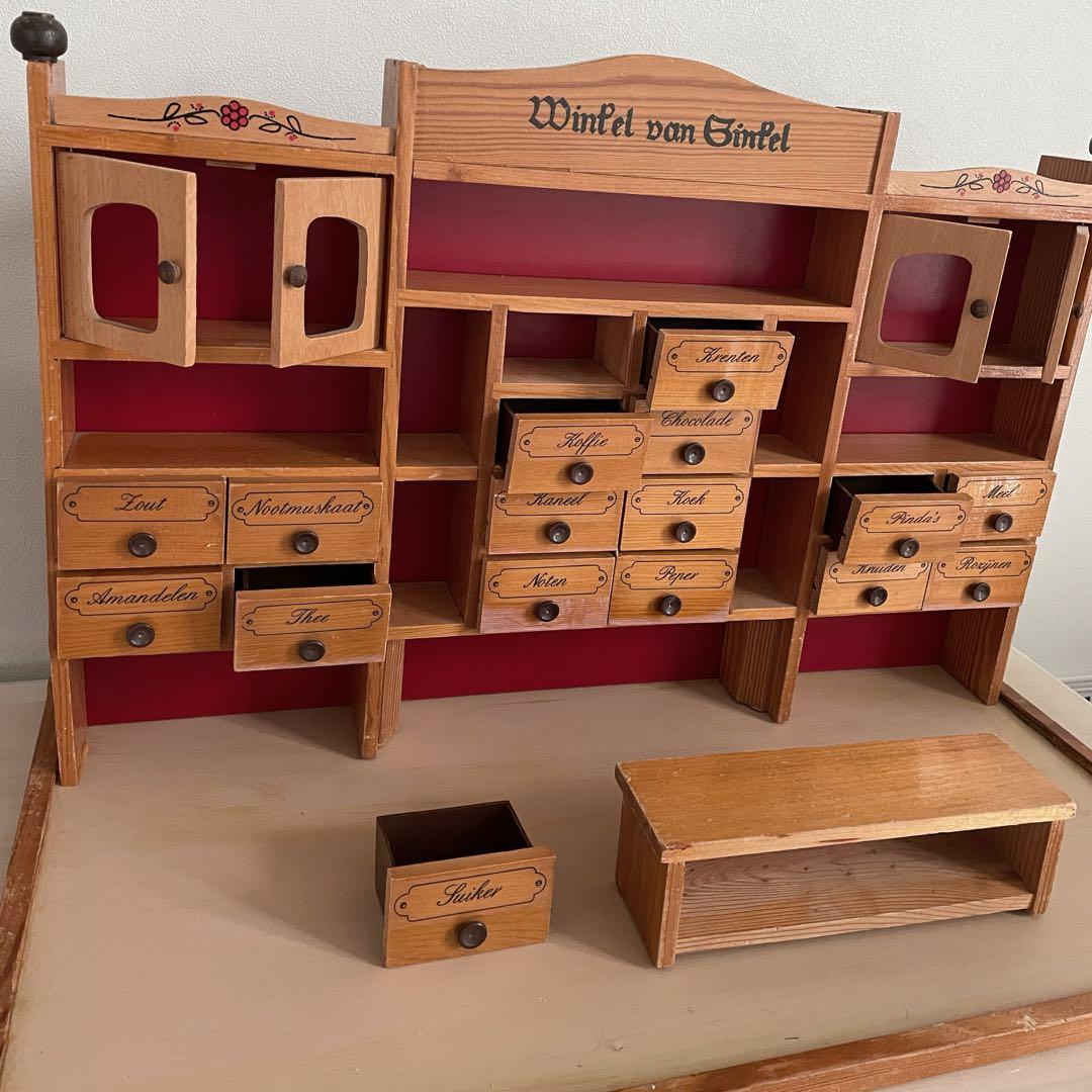 ドールハウス 1/6アンティーク風背景ボード