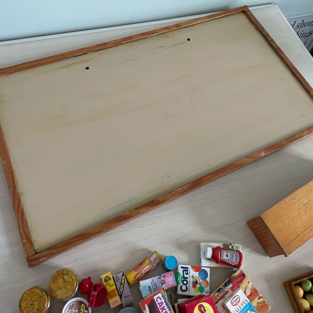 ドールハウス 1/6アンティーク風背景ボード