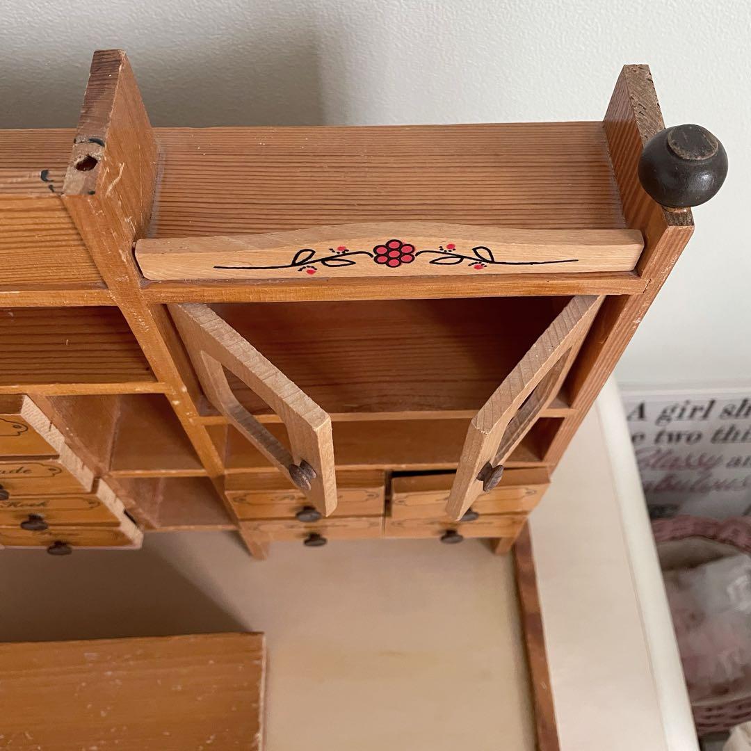 ドールハウス 1/6アンティーク風背景ボード