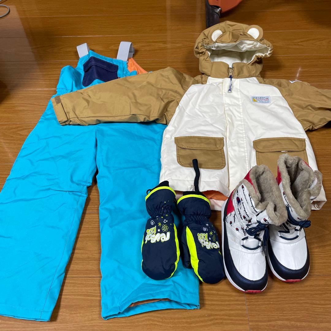 未使用　reseeda スキーウェア 110 子ども用スキーウェアセット