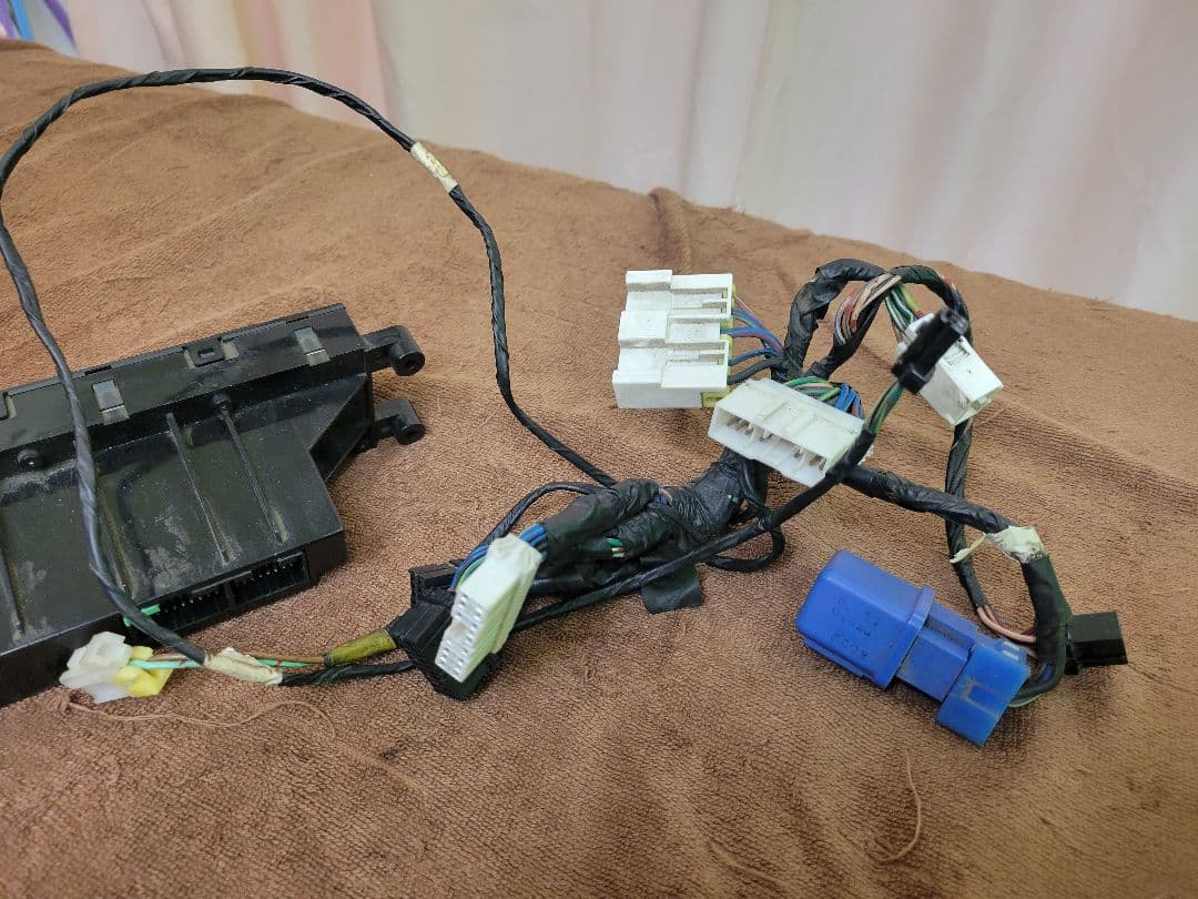 日産 純正 シルビア S13 180SX エアコンパネル ハーネス付き