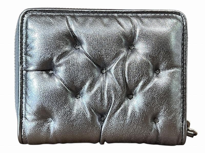 未使用保管品 メゾンマルジェラ グラムスラム ナッパレザー スモール ウォレット