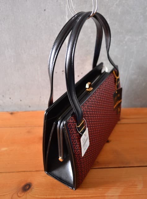 未使用 印傳 ハンドバッグ 印伝 鹿革 INDEN