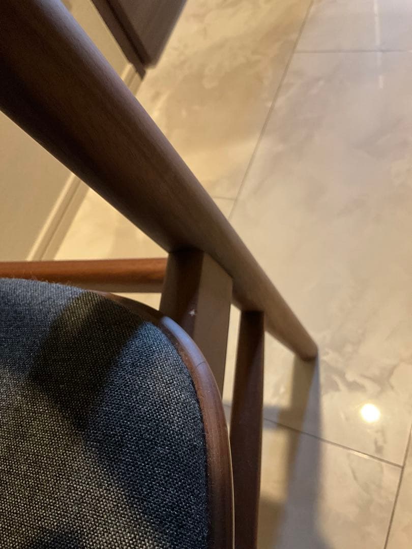 無印良品 ラウンドチェア ダイニングチェア ウォールナット