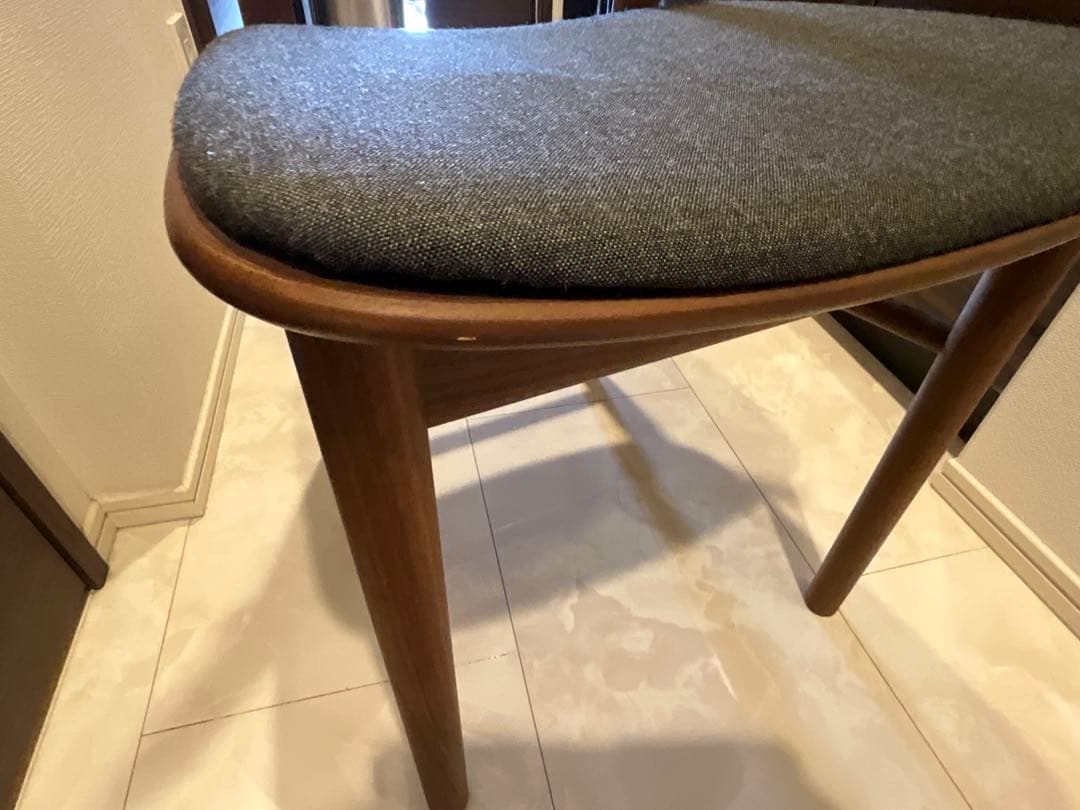 無印良品 ラウンドチェア ダイニングチェア ウォールナット