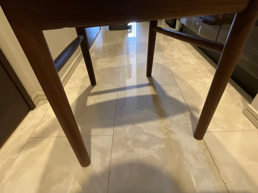 無印良品 ラウンドチェア ダイニングチェア ウォールナット