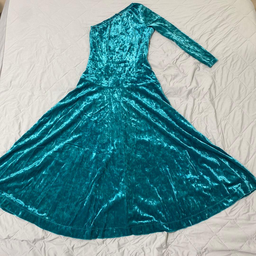 フラダンスドレス 片袖　衣装