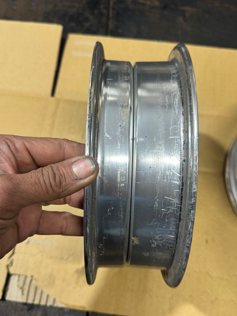 モンキー　テケガワ8インチアルミホイール　前後セット