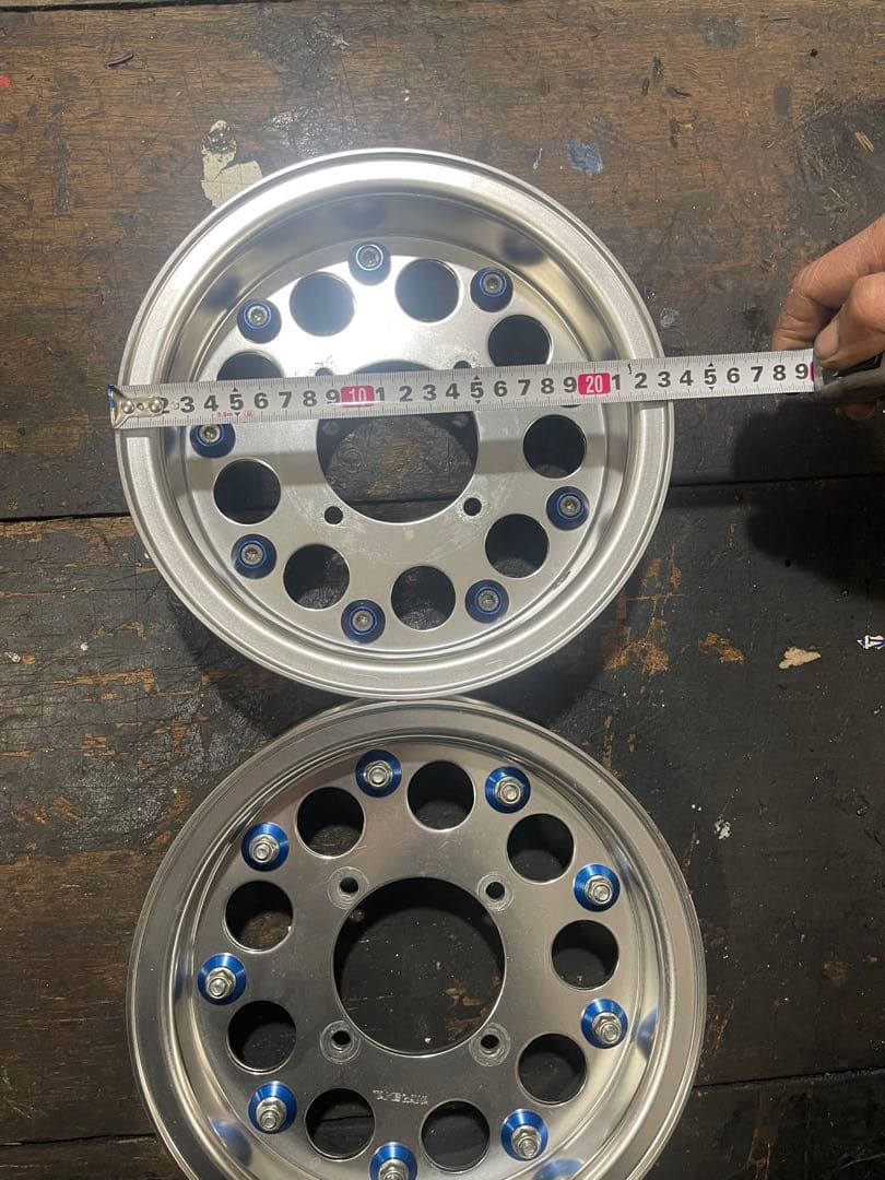 モンキー　テケガワ8インチアルミホイール　前後セット